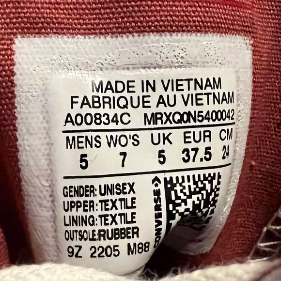 NEW CONVERSE Chuck 70 Rare Desert Floral Textured Print Sz 7 - Picture 9 of 10